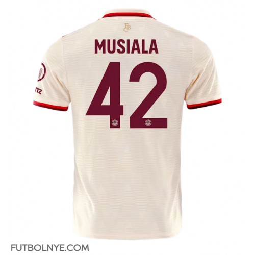 Camiseta Bayern Munich Jamal Musiala #42 Tercera Equipación 2024-25 manga corta